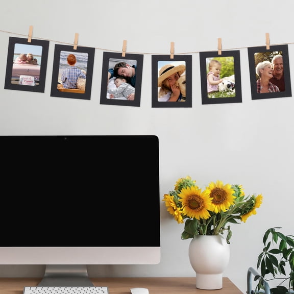 LEORX 10Pcs Wall Hanging Photo Display 5 Inches for Art Projects and Memory Recording