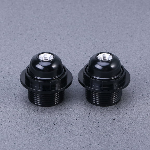 LEORX Lamp Holder 10 Pcs Round Black