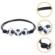 LEORX 10Set Basketball Bracelets ABS Multi Adjustable for Adults at Football Games
