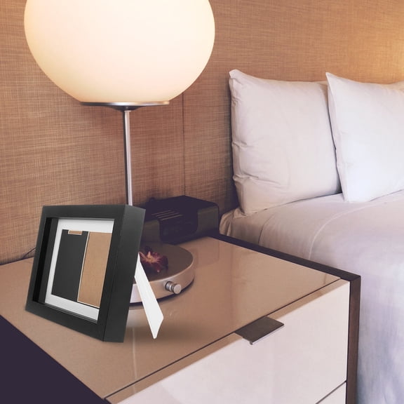 LEORX 10Pcs Self Adhesive White Frame Easel Back with Trapezoid Support for Picture and Photo Display