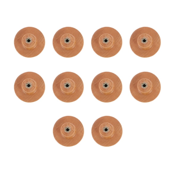 LEORX Cabinet Pull Handles Drawer Hardware Brown Furniture Accessories C Style 10pcs