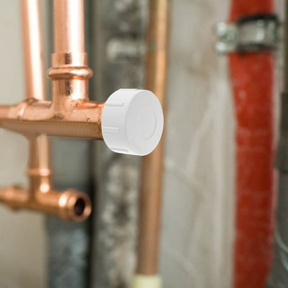 LEORX 10pcs Hose End Cap White PVC Pipe Fitting End Cap Prevent Debris Entry For Gardening And Outdoor Applications