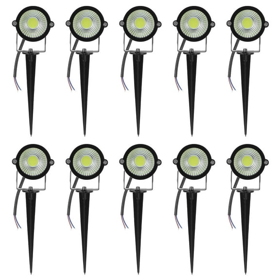 LEORX 10pcs Landscape Lamp for Yard Garden Lights ABS Optimal Lighting for Landscapers