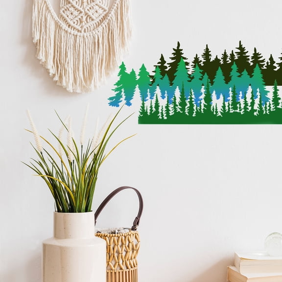 LEORX 10pcs Painting Stencils for Painting Stencils for Drawing White Sturdy Craft Projects Christmas