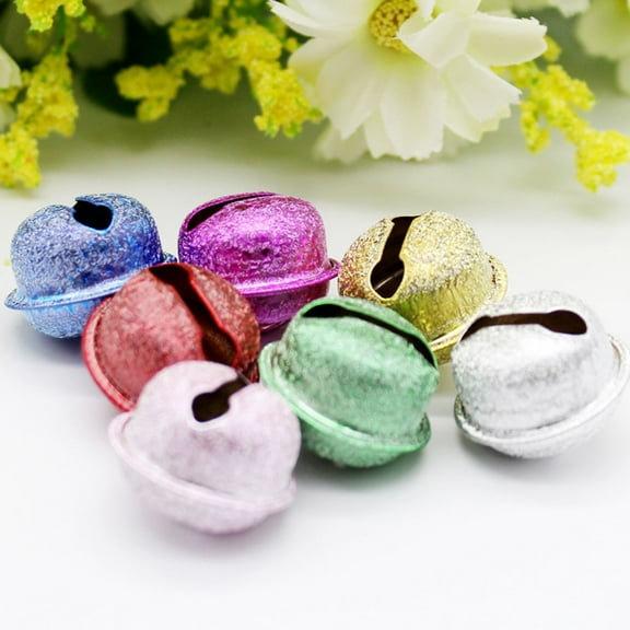 LEORX 10Pcs Bells for Dog Collar Assorted Colors Ideal for Walking Jogging and Outdoor Activities