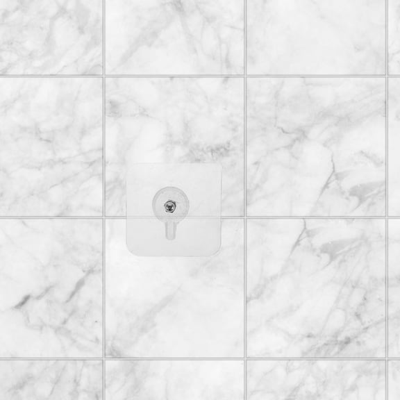 LEORX Office Use Silver Acrylic 10Pcs Hook Non Trace