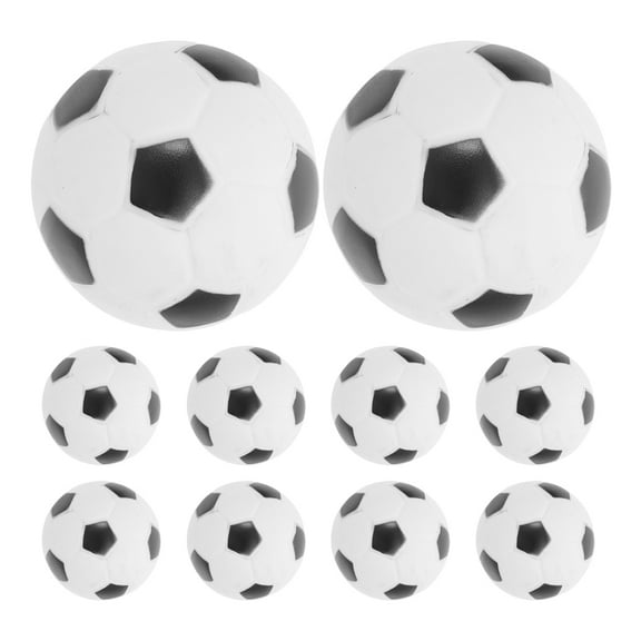LEORX Soccer Cake Toppers Round Multi 10Pcs for Fan Gear