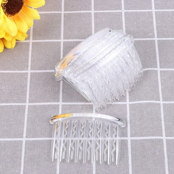 LEORX 12PCS Small Hair Comb Hair Adornment for Women Various Occasions White ABS