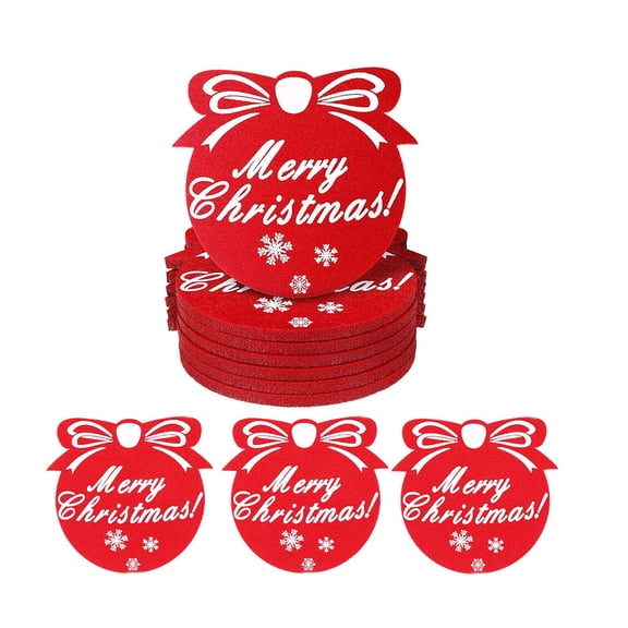 LEORX 12Pcs Rustic Coasters Decorative Coasters Felt Heat Insulation Theme Parties Household Users