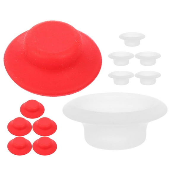 LEORX 12Pcs Swing Top Bottle Seals Gasket Red Plastic For Water Bottles Everyday Use