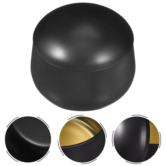 LEORX 12pcs Storage Tins Black for DIY Projects and Jewelry Storage