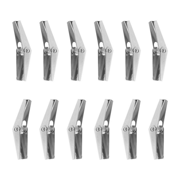 LEORX 12pcs Toggle Bolt Wing Nut for Heavy Duty Drywall Anchors with Strong Toggle Wings
