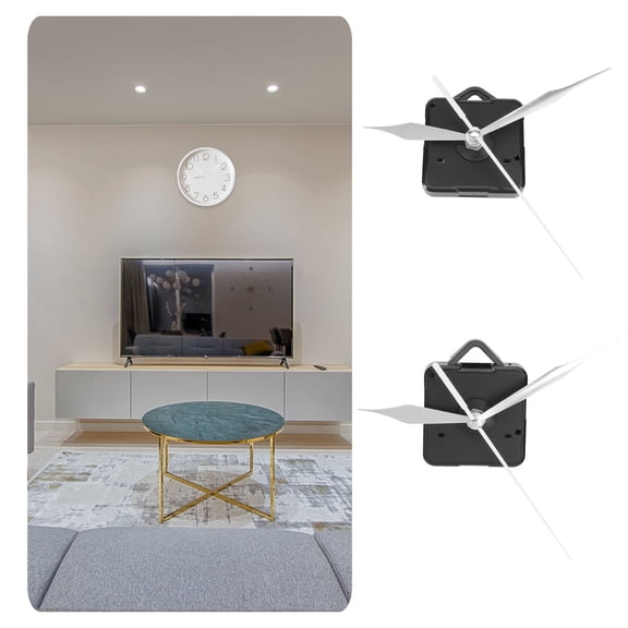 LEORX 13Set Clock Replacement Mechanism Clock Movements White for Desk Clocks