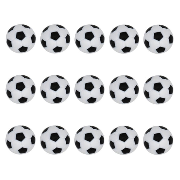 LEORX 15Pcs Foosball Replacement Balls Plastic Foosball Table Balls Round