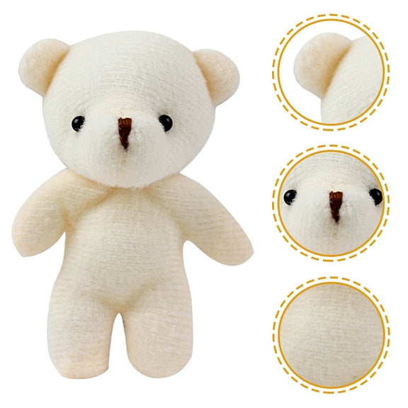 LEORX 15Pcs Lightweight Mini Bear Pendant for Backpack and Handbag