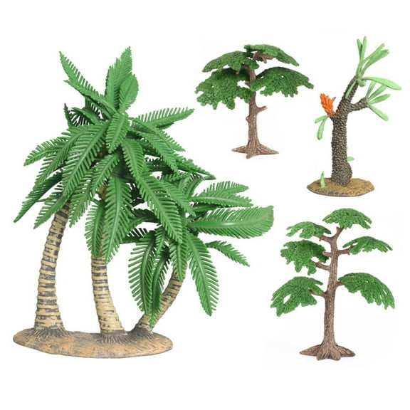 LEORX Small Craft Pine Trees Simulation Trees Non Toxic Plastic 15Set for Teaching Props