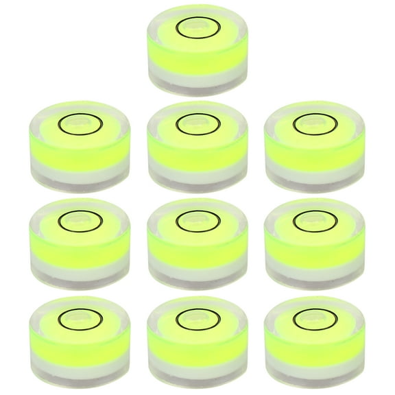 LEORX 18x9mm Acrylic Circular Bubble Level High Precision Level For Picture Frames Cross-Stitch Hanging