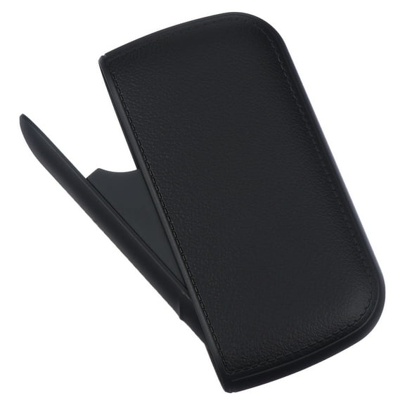 LEORX 1Pack Cigarette Pack Holder Rectangular Proof Plastic Black 4.1X2.2X0.9In