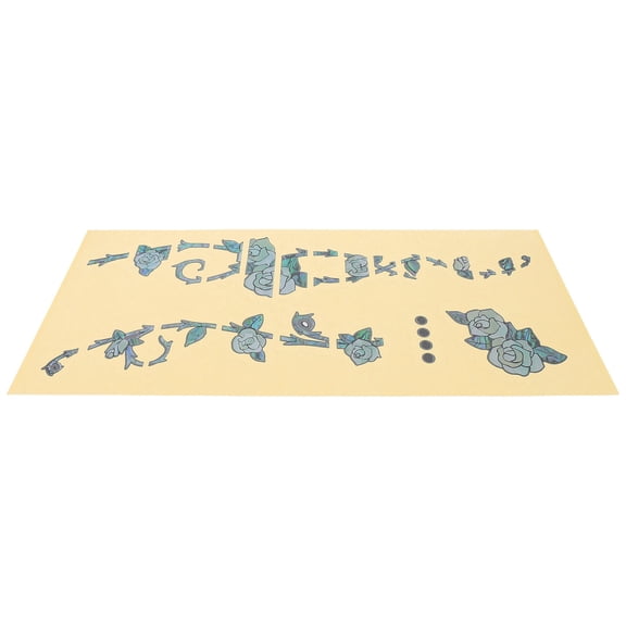 LEORX Decorative Guitar Guard Patch Beige Self-Adhesive Sticker Strong Adhesion for Electric Guitar