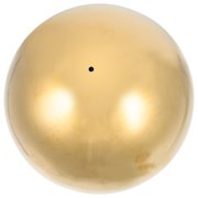 LEORX Golden Stainless Steel Gazing Globe Reflective Mirror Polished for Indoor and Outdoor Use