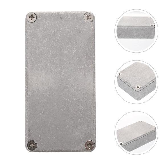 LEORX 1Pack Guitar Effect Pedal Enclosure Monoblock Box Aluminum Case for Musicians 4.8x2.6x1.5in