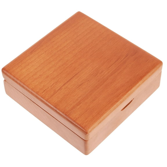 LEORX 1Pack Ink Pad Organizer Vintage Wood Rectangular for Business Professionals