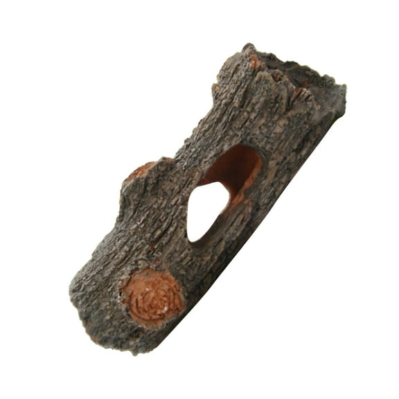LEORX 1Pack Large Resin Tree Trunk for Aquarium Landscape Decoration and Fish Tank Accessory 6.3x2.4x2.4in