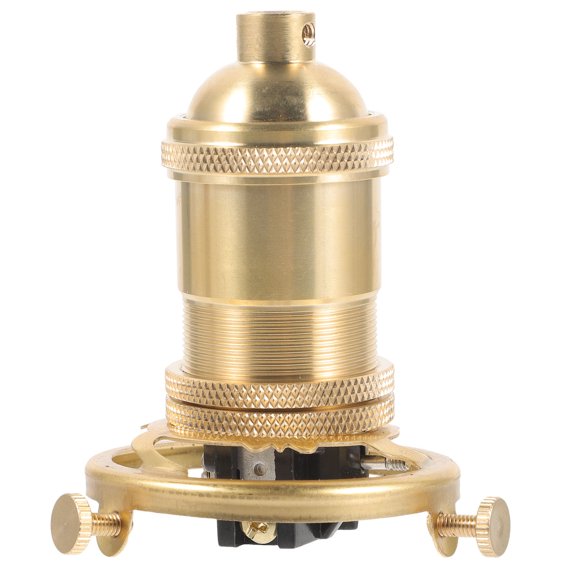 LEORX 1Pack Light Bulb Base E27/ Iron and Aluminum for Wall Lamps 6.50X4.00X4.00in