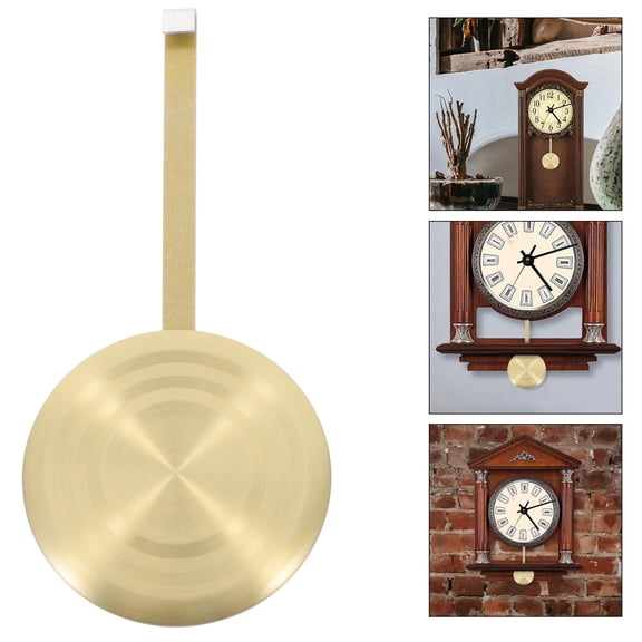 LEORX 1Pack Metal Pendulum for Wall Clock Repair 14.50X7.00X0.30CM