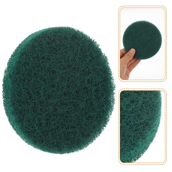 LEORX 1Pack Nylon Fiber Circular Disc Cleaning Pads for Various Cleaning Needs Household Scouring Pads