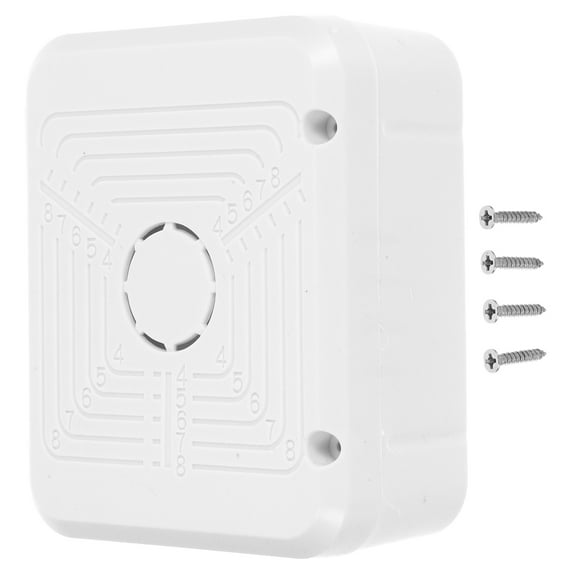 LEORX 1Pack Plastic Junction Box for Camera Cable Management 11.8X4.3X2.0in