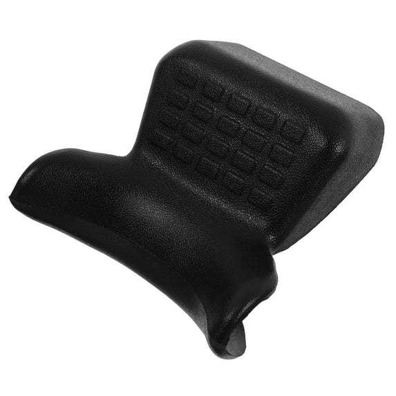 LEORX Comfortable Black Bath Tub Pillow with Curved Ergonomic Neck Rest for Hair Washing