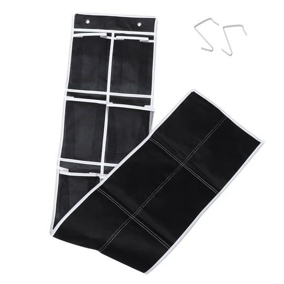 LEORX 1Pack Space Saver Organizer Bag Black Mesh Fabric for Daily Needs