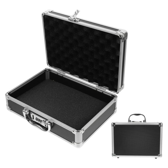 LEORX 1Pack Versatile Use Hard Briefcases for Men with Wear-Resistant Buffer Feet 11.4x8.06x4.13in