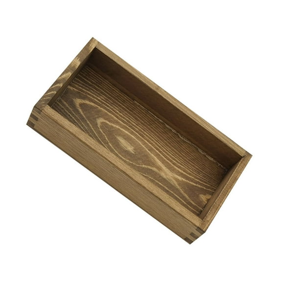 LEORX 1Pc Cake Tray Rectangular Wooden Dessert Snack Tray With Mortise Tenon Structure For Wedding Use