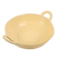 thumbnail image 1 of LEORX 1Pc Ceramic Prep Bowl Yellow 20.8X16.5X9.7In Heat Resistant For Small Parties, 1 of 8