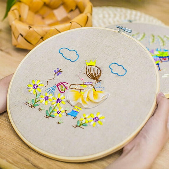 LEORX 1Pc Embroidery Hoop Embroidery Fixed Frame for Cross Stitch Lovers