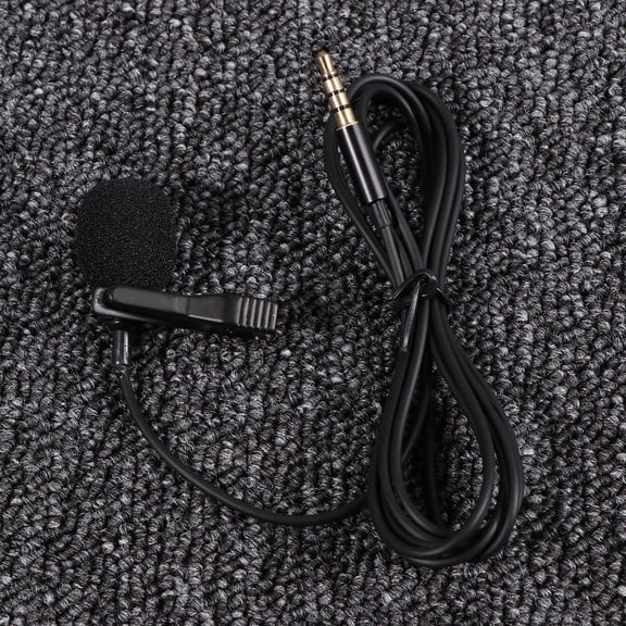 LEORX 1Pc Mini Clip-On Microphone for Clear Voice Transmission on Mobile Phones with APS 15.7x1x1in