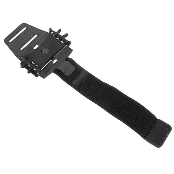 LEORX 1Pc Phone Arm Band Silicone Black Sports Holder