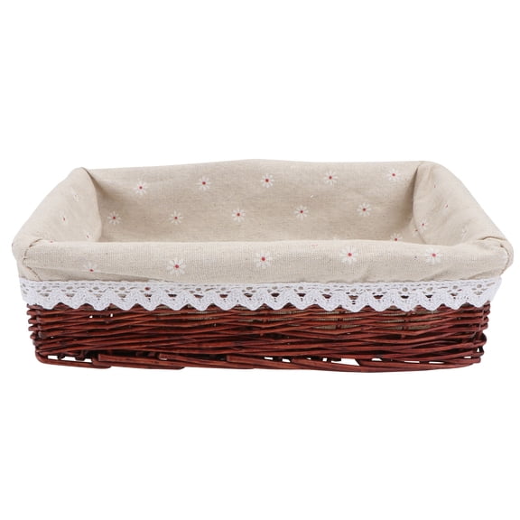 LEORX Kitchen Multi Purpose Basket Woven Red 1Pc