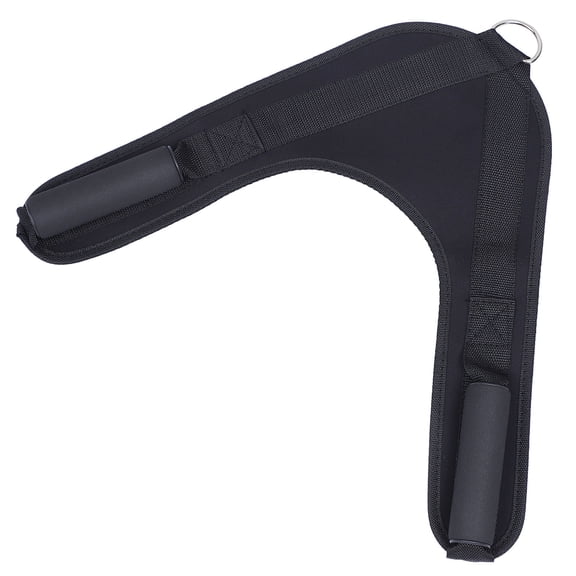 LEORX 1Pcs Abdominal Exercises Equipment Black PVC and Nylon Strap for Gym Workouts