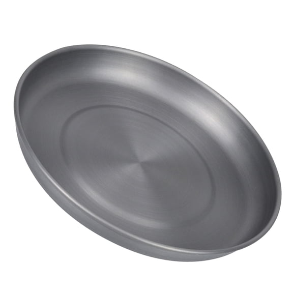 LEORX 1Pcs Aluminium Alloy Dinner Plate for Outdoor Baking