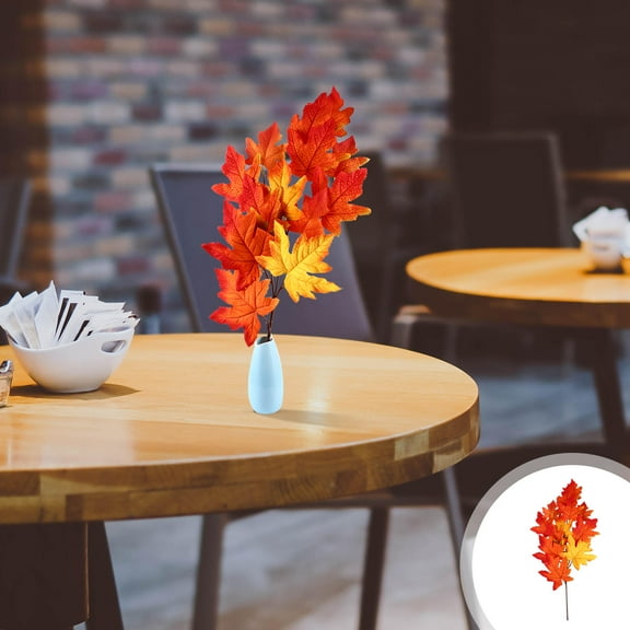 LEORX 1Pcs Artificial Maple Branches Leaf Decor Photo Scene Setting