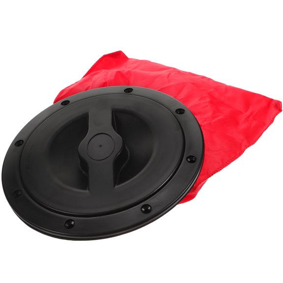 LEORX 1Pcs Black ABS Plastic Hatch Cover for Yacht Sealing Cover Waterproof 7.9x7.9x9.8in