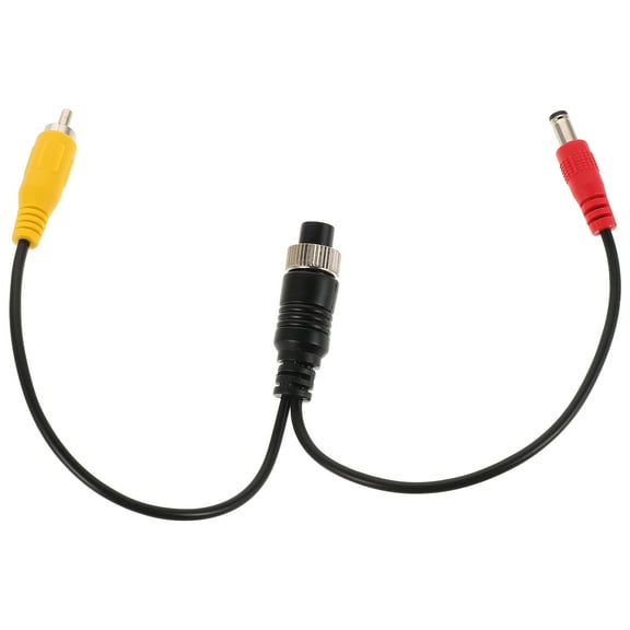LEORX 1Pcs Car Reverse Camera Connector Adapter Plastic for Video Monitoring and Car Electronics Setup