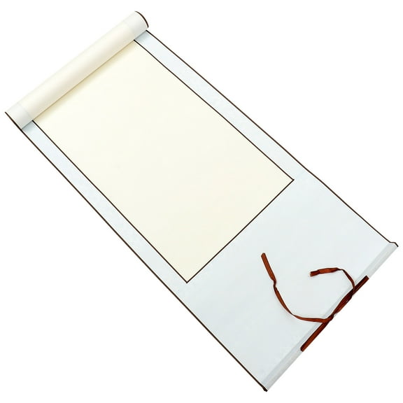 LEORX 1Pcs DIY Drawing Scroll Paper Rice Paper Scroll for Artists White Home Wall Art