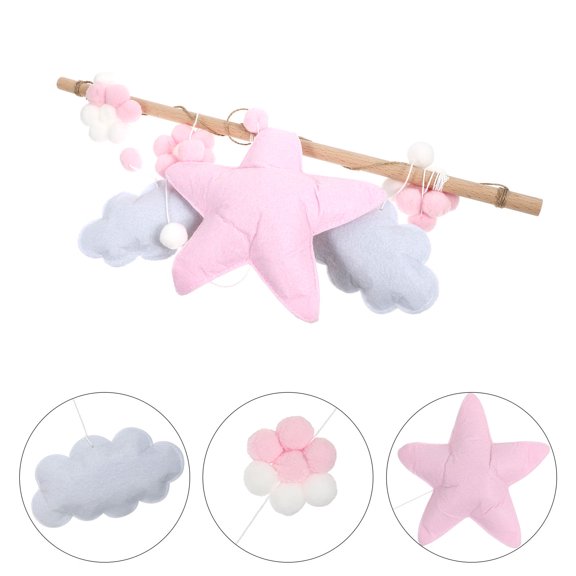 LEORX 1Pcs Decorative Kids Wall Decor with Cloud Theme in White for Bedroom Holiday present