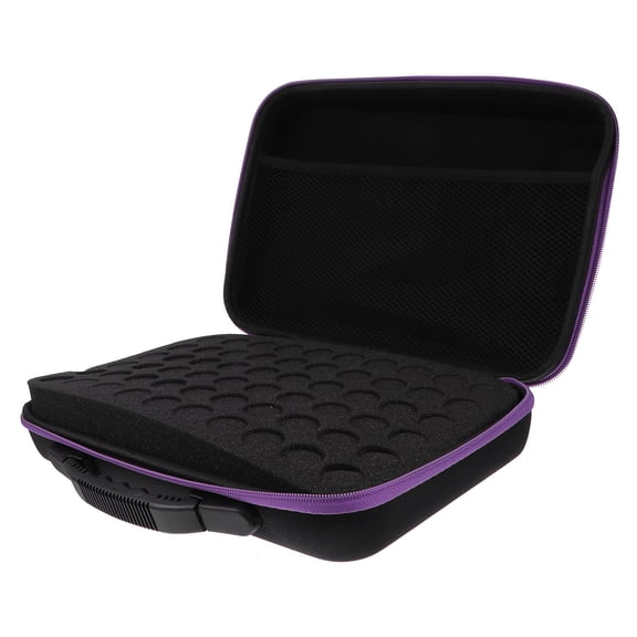 LEORX 1Pcs Purple Oil Storage Carrying Case for Essential Oil Bottles Display