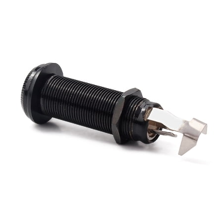 LEORX 1Pcs Threaded Cylinder Output Jack Plug Socket for Bass Guitar with 1/4 Inch Inner Diameter