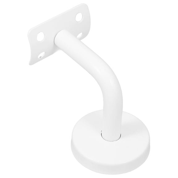 LEORX 1Pcs White 201 Stainless Steel Rail Support Brackets For Staircase Accessories